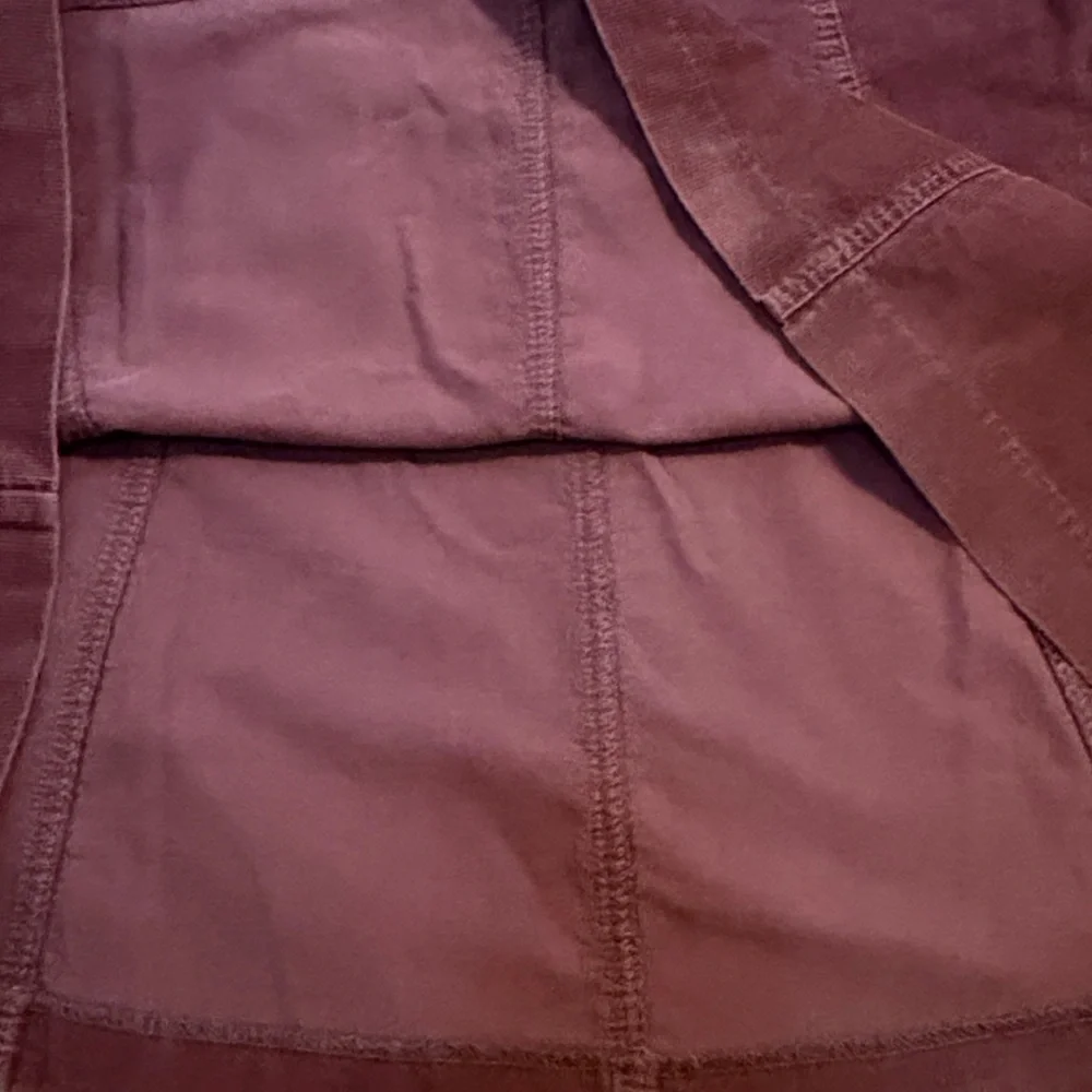 True Y2K vintage GAP corduroy, a- line skirt in plum, tag marked from 2004, EUC - Picture 8 of 9